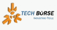 Logo mit oranger Grafik und Text: Tech Börse - Industrie-Teile.