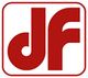 Logo mit roten Buchstaben "df" in einem roten Rahmen auf weißem Hintergrund.
