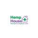 Logo of Hemp House Plus featuring a house and a medical cross.
