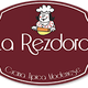 Logo di "La Rezdora" con chef stilizzato e scritta "Cucina tipica modonese".