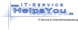 Logo mit Text "IT-Service HelpsYou.de" und "IT-Service & Unternehmensberatung".