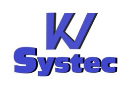 Logo mit blauem "W" über dem Wort "Systec" auf weißem Hintergrund.