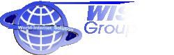 Logo mit Globus und Text "World Internet Solution - WIS Group".