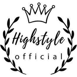 Krone über „Highstyle official“ mit Lorbeerzweigen.