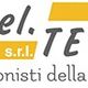 Logo di Mov.el.Tecno, testo "Professionisti della Batteria" con sfondo bianco e dettagli gialli.