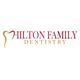 Logo of Hilton Family Dentistry with stylized tooth beside the name.