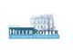 Kanzlei-Logo mit Text "HellerRotter Rechtsanwälte & Steuerberatung" und Gebäudeabbildung.