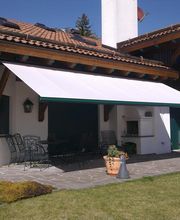 Kassettenmarkise, 6,5m x 2,5m, Dachsparrenmontage