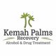 Kemah Palms Recovery logo with two palm trees, offering alcohol and drug treatment services.