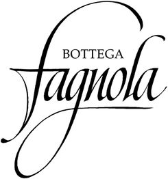 Logo con scritta "Bottega Fagnola" in carattere elegante e artistico.