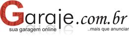 Logo do Garaje.com.br com slogan "sua garagem online... mais que anunciar".