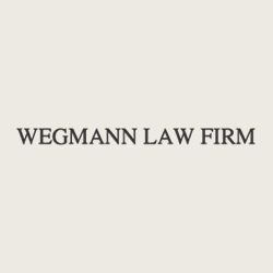 Text that says "WEGMANN LAW FIRM" in all caps on a plain background.