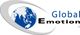 Logo mit stilisierter Weltkugel und Schriftzug "Global Emotion".