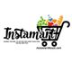 Instamart logo with shopping cart filled with groceries; text: "We Deliver Time."