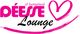 Logo mit "Déesse of Switzerland Lounge" in Pink und Schwarz mit Herzmotiv.