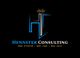 Logo for Hennster Consulting with a stylized 'HC' and crown, tagline below: more attention, leads, sales.