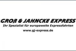 "Grob & Jahncke Express, europaweite Expressfahrten, www.gj-express.de."