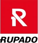 Rotes Logo mit Buchstaben "R" und Text "RUPADO" darunter auf weißem Hintergrund.
