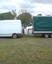 Transit mit Anhänger