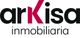 Logo de Arkisa Inmobiliaria, con letras negras y una "K" roja.