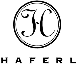Logo: Kreis mit stilisiertem JC, darunter der Text "HAFERL".