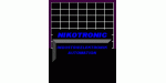 Nikotronic-Logo mit Gitterhintergrund und Text "Industrieelektronik Automation".
