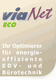Logo von viaNet ECO mit Text: "Ihr Optimierer für energieeffiziente EDV- und Bürotechnik".