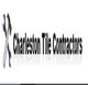 Logo with tools icon and text: "Charleston Tile Contractors" on a white background.
