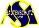 Logo mit gelbem Schriftzug "Bautenschutz Ltd" auf blauem Hintergrund und gelben Konturen.