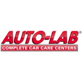 Auto-Lab logo with red text: "Complete Car Care Centers" on a white background.