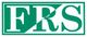 Logo mit den grünen Buchstaben "FRS" auf weißem Hintergrund, diagonal geteilt.