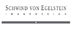 Logo mit Text: "Schwind von Egelstein, Image Design" in stilisierter Schrift auf weißem Hintergrund.