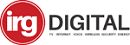 Logo with "irg" in red circle, "DIGITAL" text with smaller text below: TV, INTERNET, WIRELESS, ENERGY.
