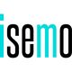 Logo mit dem Wort "isemo", wobei das "e" türkis und die anderen Buchstaben schwarz sind.