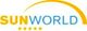 Logo mit Schriftzug "SUNWORLD", gelbem Bogen und fünf Sternen unter dem Wort "SUN".
