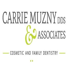 Logo for Carrie Muzny DDS & Associates, Cosmetic and Family Dentistry.