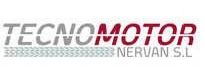 Logotipo de Tecnomotor Nervan S.L. con letras grises y rojas sobre fondo blanco.