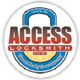 Access Locksmith logo with a padlock design and the slogan "You are the key to our success!"