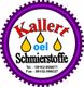 Geschäftslogo von Kallert Öel Schmierstoffe mit Kontaktinformationen und gelben Tropfen.