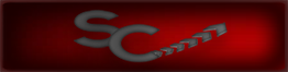 Graues "SC"-Logo auf rotem Hintergrund mit Pfeilen nach rechts.