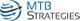 Logo of MTB Strategies with blue and black arrows creating a globe shape on the left.
