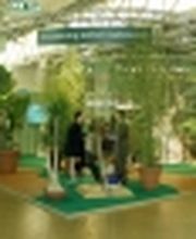 Messestand Audi AG \"Raus aus dem Dschungel\"