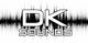 Logo mit „DK Sounds“ vor schwarzen Schallwellen auf weißem Hintergrund.