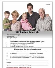 Aufkauf Ihrer unrentablen Vorsorgeanlagen