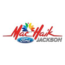 Mac Haik Ford Jackson logo with colorful leaf design above the text.