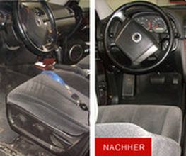Fahrzeuginnenaufbereitung bei stark verschmutzen Innenraum