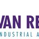 Logo van Van Rennes Industrial Automation met moderne grafische elementen.