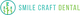 Logo featuring green leaves within a blue circle and the text "SMIL CREATIVA" in blue and green.