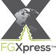 Logo mit großem "X" und Weltkugel. Darunter der Schriftzug "FGXpress".