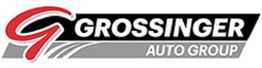 Logo of Grossinger Auto Group with a red "G" and gray background.